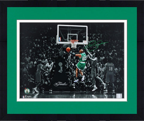 Signed Ray Allen Celtics 11x14 Photo