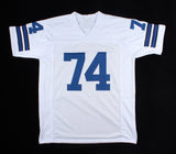 Bob Lilly Signed Dallas Cowboys Jersey Inscribed NFL 100 & HOF 80 (Beckett COA)