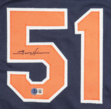 Trevor Hoffman Signed Padres Jersey (Beckett) San Diego HOF Closer (1993-2008)