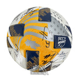 2021 Columbus Crew Auto Match Used Soccer Ball - BAS/Fanatics LOA (26 Sigs)