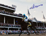 Victor Espinoza Signed 8x10 American Pharoah Photo Steiner CX