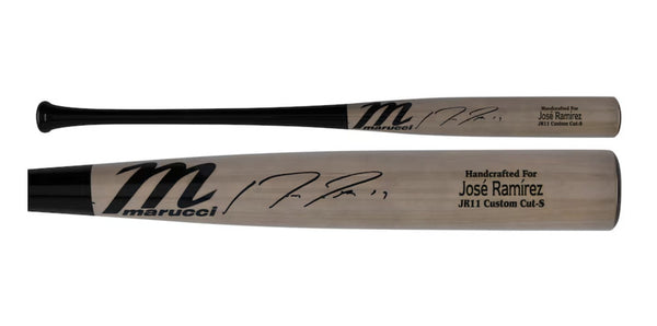 Jose Ramirez Autographed Cleveland Guardians Marucci Game Model Bat Fanatics