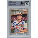 Billy Ripken Autographed 1989 Fleer 616 Trading Card 10 Grade Beckett 49363