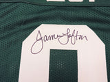 PACKERS JAMES LOFTON AUTOGRAPHED GREEN JERSEY "HOF 03" BECKETT WITNESS 234507