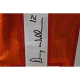 Doug Williams Autographed Pro Style Orange XL Jersey Beckett Witness 49745