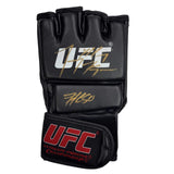 Autographed/Signed Tony Ferguson Black UFC MMA Glove Beckett BAS COA