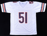 Dick Butkus Signed Chicago Bears Jersey Inscribed Inscribed "HOF 79" (JSA COA)