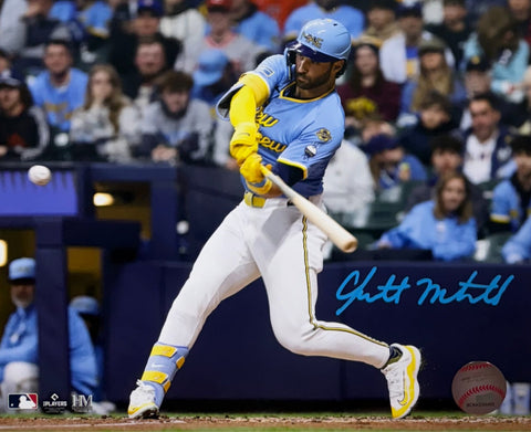 GARRETT MITCHELL - Milwaukee Brewers Outfielder - Signed 8x10 Photo #15 AUTO