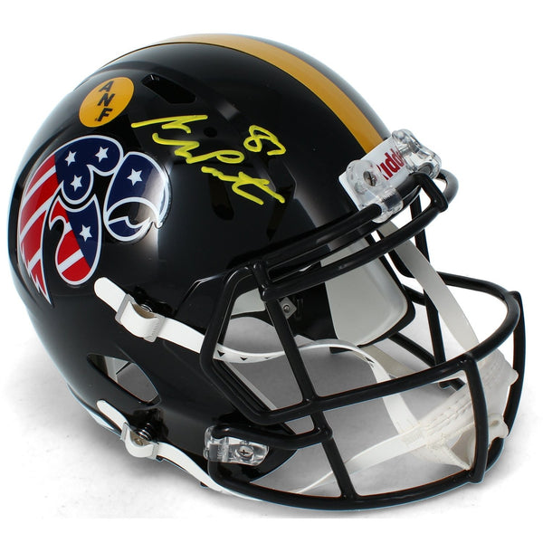Sam LaPorta Autographed Hawkeyes Stars & Stripes Speed Full Size Helmet Beckett
