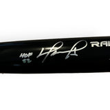 David Ortiz Signed Autographed Black Rawlings Bat w/ HOF 22 Inscription JSA