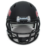Davante Adams Autographed Black Alternate Fresno State Speed Mini Helmet JSA