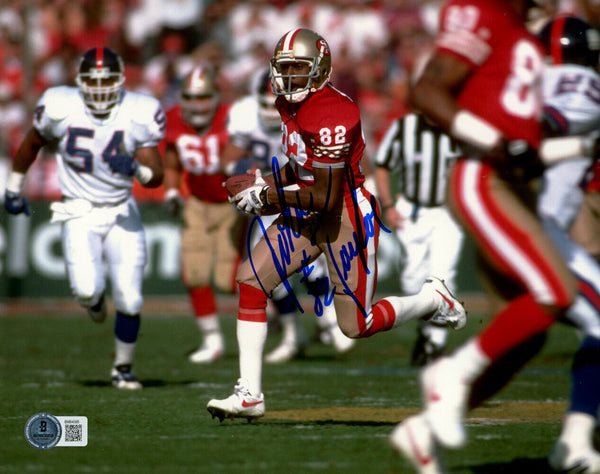 John Taylor Autographed San Francisco 49ers 8x10 Photo Beckett 45660