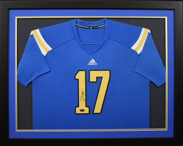 BRETT HUNDLEY AUTOGRAPHED UCLA BRUINS #17 ADIDAS FRAMED JERSEY COA
