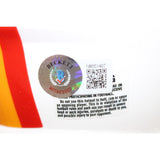 Derrick Brooks Autographed Tampa Bay Buccaneers TB Mini Helmet Beckett 44104