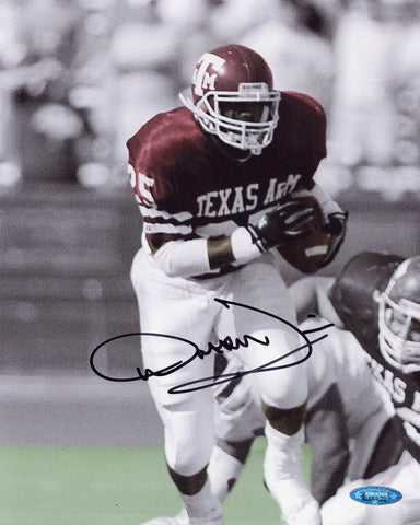DARREN LEWIS AUTOGRAPHED SIGNED TEXAS A&M AGGIES 8x10 PHOTO TRISTAR