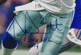 Dak Prescott Signed/Inscribed 11x14 Photo Dallas Cowboys Framed JSA 188780
