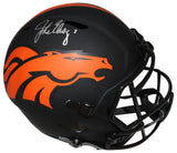 John Elway Signed Denver Broncos F/S Eclipse Helmet Beckett 40852