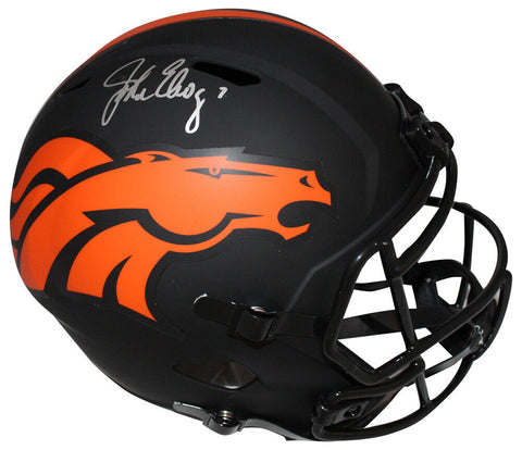 John Elway Signed Denver Broncos F/S Eclipse Helmet Beckett 40852