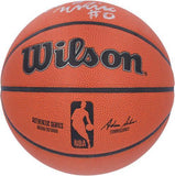 Coby White Chicago Bulls Autographed Wilson Authentic Series I/O Basketball
