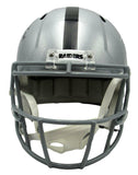 Richard Seymour Signed Raiders Speed Full Size Replica Helmet Beckett 160591
