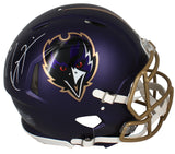 Ray Lewis Autographed Ravens 2024 Alternate Authentic Speed Helmet Beckett