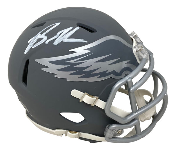 Brandon Graham Signed Philadelphia Eagles Slate Mini Speed Helmet BAS ITP