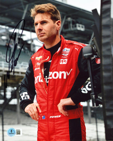 Will Power Indy Car Series Authentic Signed 8x10 Vertical Photo BAS 1