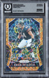 Bears Brian Urlacher Signed 2019 Panini Prizm Lazer #288 Card Auto 10! BAS Slab
