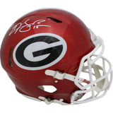 Carson Beck Autographed Georgia Bulldogs Authentic Flash Helmet Beckett 47551