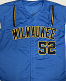 KYLE HARRISON Signed Custom Replica Alternate Brewers Jersey AUTO - JSA