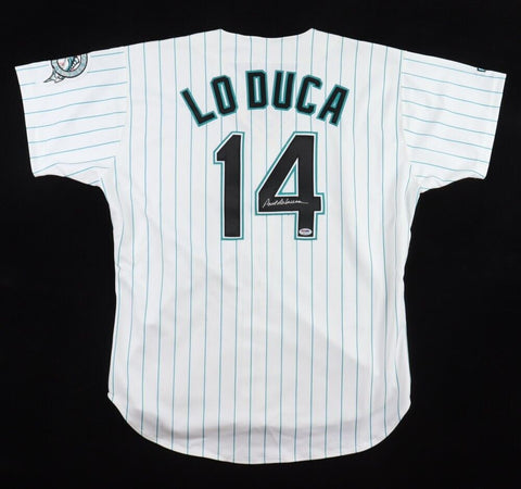 Paul Lo Duca Signed Florida Marlin Jersey (PSA COA) 4xAll Star Catcher 2003-2006