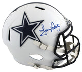 Cowboys Tony Dorsett Signed Flat White Full Size Speed Rep Helmet BAS Witnessed