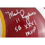 Rypien Riggins Williams Signed Washington Redskins TB 82 Pro Helmet SB BAS 49321