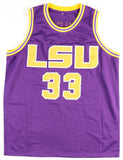 Shaquille O'Neal Signed LSU Tigers Jersey (Beckett)4xNBA Champion/ Lakers & Heat