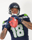 Elijah Arroyo Signed Seahawks Mini-Helmet (JSA COA) Seattle's 2025 Rookie T.E.