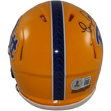 Tony Dorsett Autographed Pittsburgh Panthers Gold Mini Helmet Beckett 56475