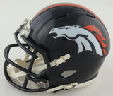 Justin Simmons Signed Denver Broncos Mini-Helmet (JSA COA) 2020 Pro Bowl D.B.