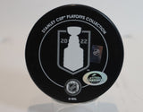 Sam Girard Autographed Colorado Avalanche Stanley Cup Puck