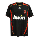 Cafu Signed AC Milan Black Away Soccer Jersey #2 with Beckett COA