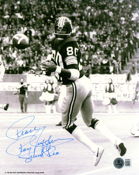 Roy Jefferson Autographed Washington Redskins 8x10 Photo Sweet Pea Beckett 56672