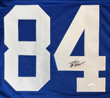 Tyler Warren Indianapolis Signed Blue Football Jersey JSA