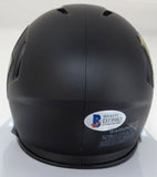 JOSH GORDON AUTOGRAPHED BAYLOR MATTE BLACK SPEED MINI HELMET BECKETT 131615