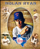 Nolan Ryan Signed Rawlings Texas Rangers Logo Baseball (PSA COA) 7 No-Hitters