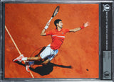 Novak Djokovic Authentic Signed 8x10 Horizontal Photo Autographed BAS Slabbed
