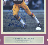 Chris Hanburger HOF Redskins Signed/Autographed 8x10 Photo Framed JSA 162213