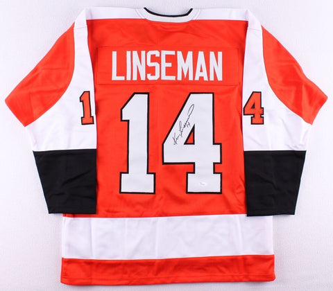 Ken Linseman Signed Philadelphia Flyers Jersey (JSA COA) Veteran NHL Center