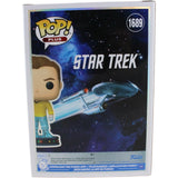William Shatner Autographed Star Trek Funko Pop! 1689 James T Kirk Beckett 53798
