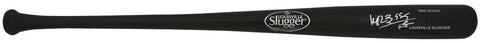 Manny Ramirez Signed Louisville Slugger Pro Black Baseball Bat w/HRs - (Beckett)