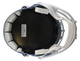 Cowboys Jimmy Johnson "HBTC" Signed Flash F/S Speed Rep Helmet W/ Case BAS Wit