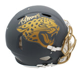 Brian Thomas Jr Signed Jacksonville Jaguars Speed Authentic Slate NFL Helmet